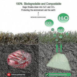 Zysd Poop Bags For Dog Waste, Tear Resistant, Thick Plastic, Guaranteed