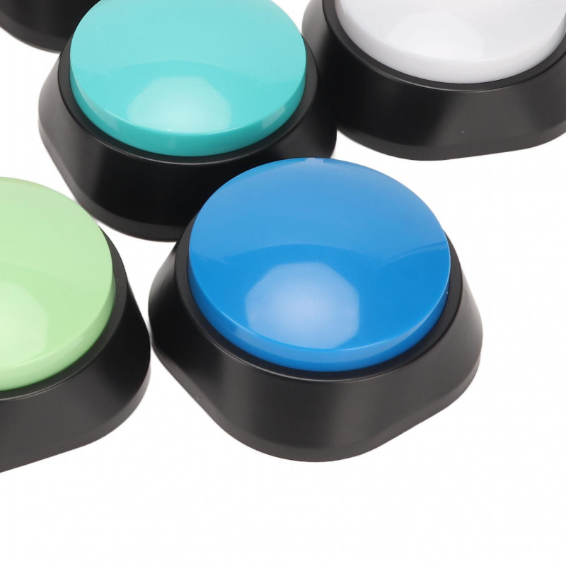 8PCS Voice Recording Button 30 Second Clear Recording Pet Training Buzzer for Dog Communication Study