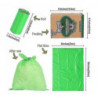 Zysd Yyh-10pcs Biodegradable Pet Garbage Bag Environmental Protection Biode