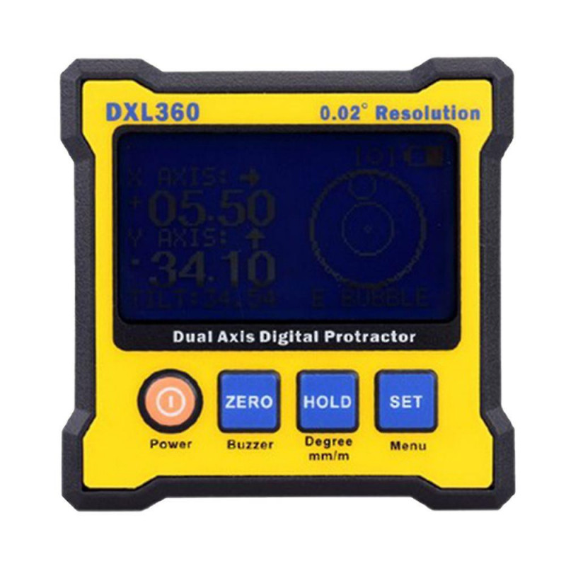Lcd Digital Protractor Inclinometer