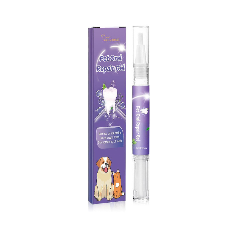 Yegbong Pet Oral Repair Gel Dog And Cat Teeth Deep Cleaning Odor Stain Care Pen