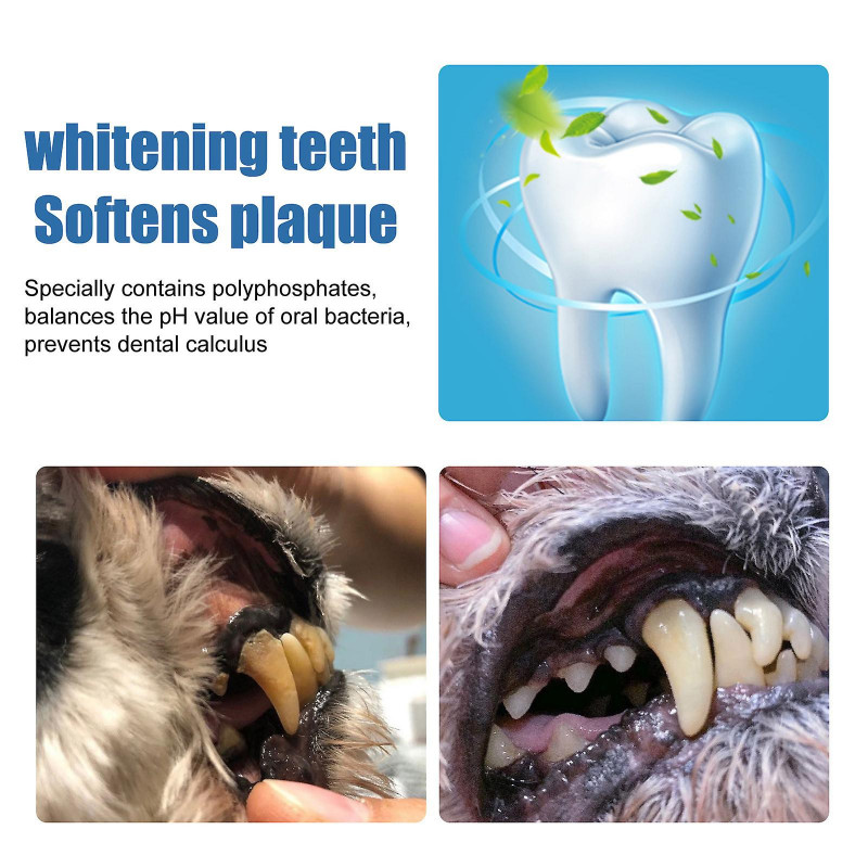 3pcs Yegbong Pet Tartar Remover, Yellow Teeth Bad Breath Cleaner, Remove Tartar, Teeth Scaling, Oral Foam Cleansing