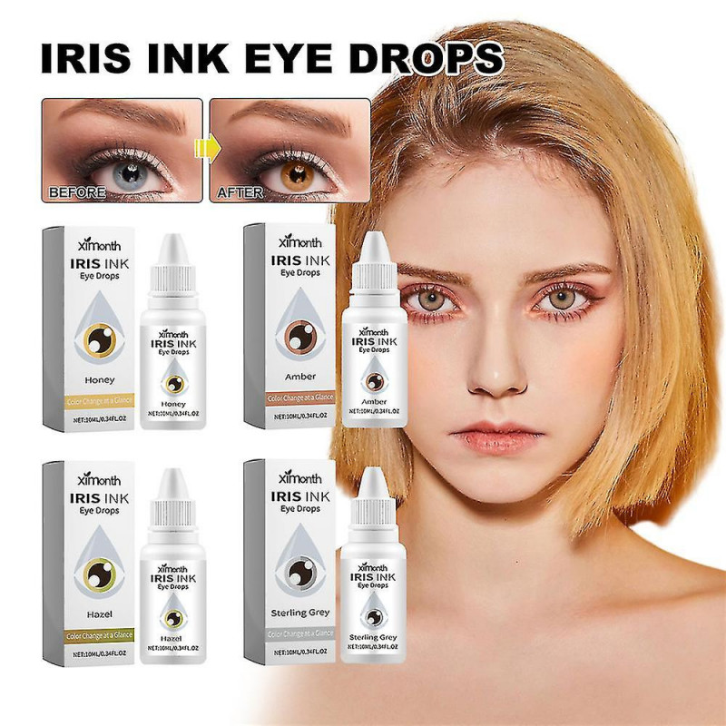 Gouttes oculaires Irisink Pro, gouttes oculaires à changement de couleur, gouttes oculaires Irisink fantaisie