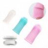 Pet Toothbrush, Pet Finger Toothbrush, Natural Rubber Pet Finger Toothbrush