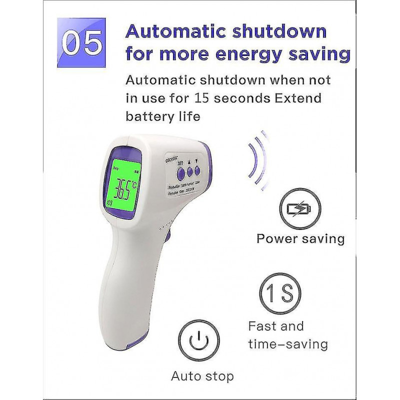 Thermomètre animal Pig Vache Mouton Chien Chat Animal Animal Thermomètre électronique infrarouge portatif Pistolet [...]