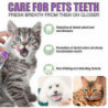2pcs Dog Spray Oral Care Bad Breath Teeth Cleaning Breath Freshener Plaque Removing