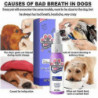 2pcs Dog Spray Oral Care Bad Breath Teeth Cleaning Breath Freshener Plaque Removing