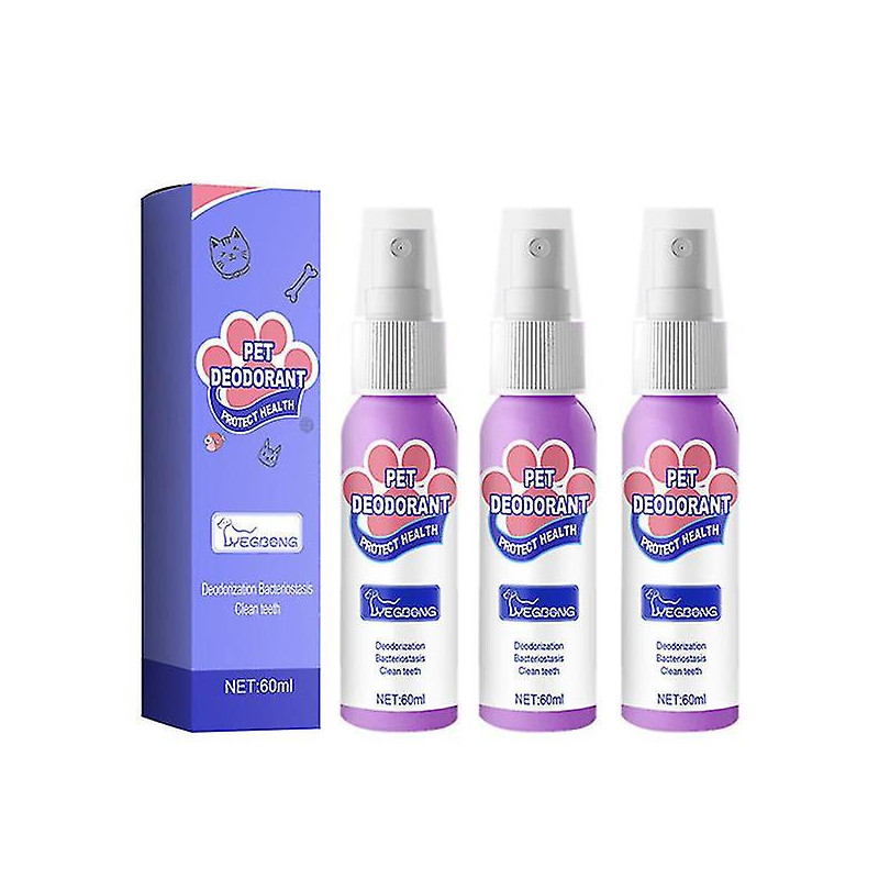 1/3pcs Petry Oral Spray, nettoyage des dents de petry pour chiens chats, cible la plaque de tartre