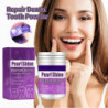 Purple whitening teeth powder, whitening teeth powder, mint fresh breath, clean teeth stains teeth powder