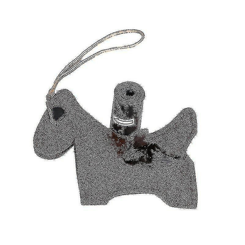 Zysd Outdoor Portable Cute Animal Shape Poop Bag Holder - Easy Degradable P