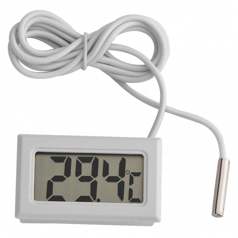 Digital , Mini Led Display Digital Temperature Gau With 1m Probe Sensor, Lcd Digital For Rium, Intor