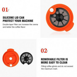 Tassimo Capsules Filtre à Café Capsules de café Réutilisables Capsules de café rechargeables