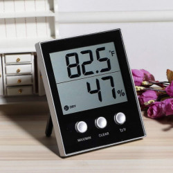 Temperature Meter, Electronic Lcd Display Indoor Humidity Gau, For Home