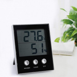 Temperature Meter, Electronic Lcd Display Indoor Humidity Gau, For Home
