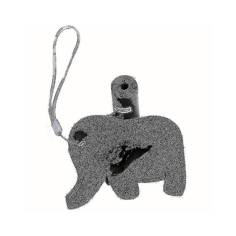 Zysd Outdoor Portable Cute Animal Shape Poop Bag Holder - Easy Degradable P