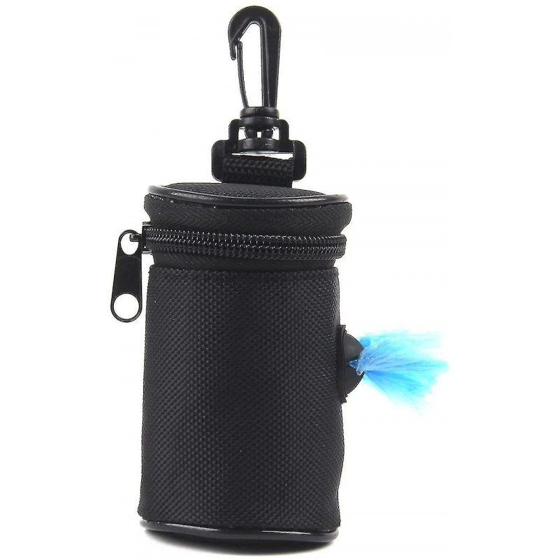 Boîte à sacs à ordures de caca de chien de 2 pièces, distributeur de sacs à crottes avec crochet et toilettes