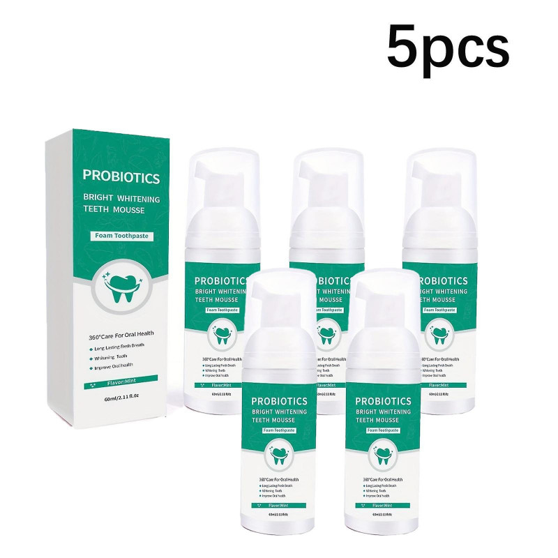 Teeth Cleaning Mousse Toothpaste Cleans Teeth Foam, Whitens Teeth, Removes Yellow and Black Stains, Freshens [...]