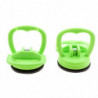 2x 2 Pcs Lcd Screen Opening Heavy Duty Remover Sucker Pull Suction Cup For Imac Ipad , Tab Green