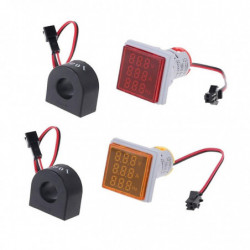 2 pièces Hertz Led Dual Display Digital Voltmeter