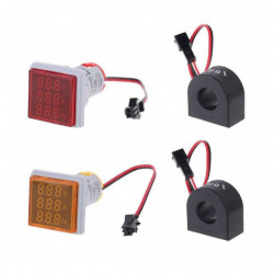 2 pièces Hertz Led Dual Display Digital Voltmeter