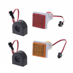 2 pièces Hertz Led Dual Display Digital Voltmeter
