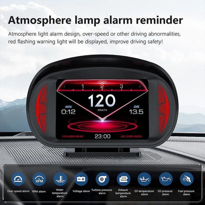 Indicateur de température de l’eau Double système de gradient de vitesse Moniteur de tension Alarme de vitesse [...]