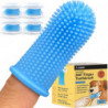 Dog Toothbrush, 360 Dog Brushing Kit, Cat Toothbrush, Dog Teeth Cleaning, Dog Finger Toothbrush, Pet Toothbrush -GSL