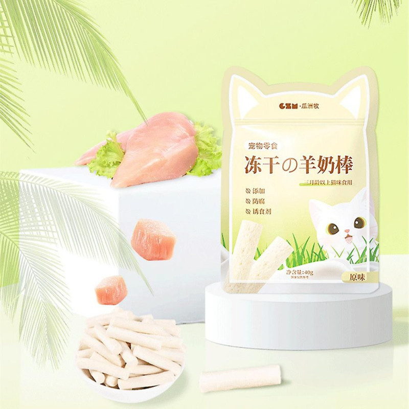 1sac d’herbe de chat broyage de dents bâton collations bâtons de nettoyage de dents de chat approvisionnement pour [...]