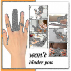 20pcs Bandage avec les doigts, premiers soins Bandage tublar Finger Roll Bandage tubulaire, coton doux Tubulaire [...]