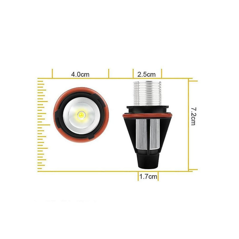 For Angel Eyes 5w E39 E60 Angel Eyes Fog Lights Led Headlights Daytime Running Lights With Decoding