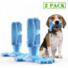 Dog Toothbrush Made Of Natural Rubber, Chew Toy For Teeth Cleaning, Dental Care, Puppy Training (shikai)