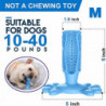 Dog Toothbrush Made Of Natural Rubber, Chew Toy For Teeth Cleaning, Dental Care, Puppy Training (shikai)