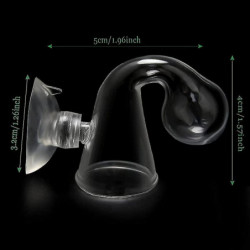 Yangfei 2 Pack Co2 Drop Checker Aquarium Co2 Testeur Moniteur Co2 Glass Drop Checker Aquarium Détecteur de CO2 [...]