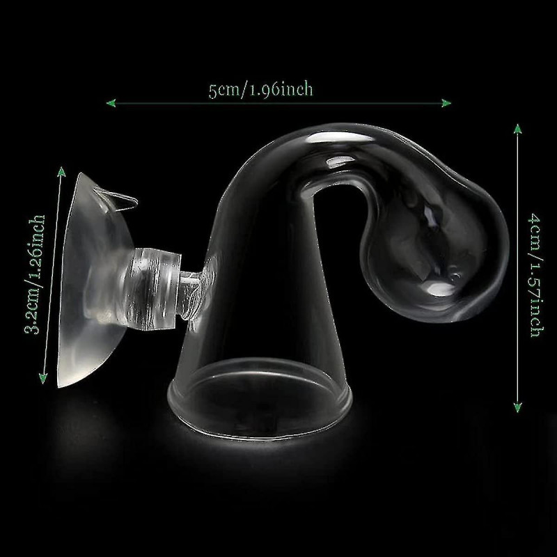 Yangfei 2 Pack Co2 Drop Checker Aquarium Co2 Testeur Moniteur Co2 Glass Drop Checker Aquarium Détecteur de CO2 [...]