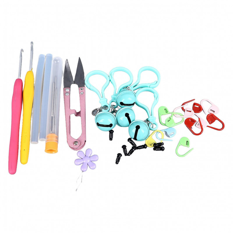 Crochet Animals Kit Stress Relief DIY Learn to Crochet Animal Starter Kit Complete Crochet Kit for Beginners