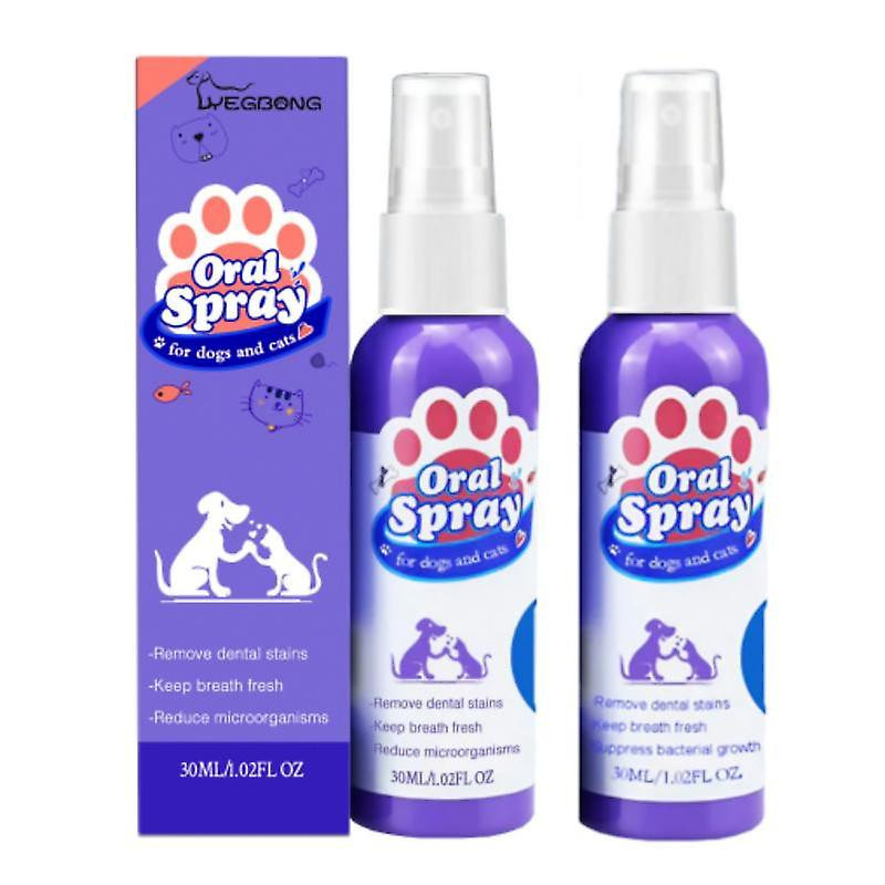 Pet Oral Cleanse Spray Chiens Chats Bouche Dents fraîches Déodorant Prévenir le calcul Enlever Chaton Mauvaise [...]