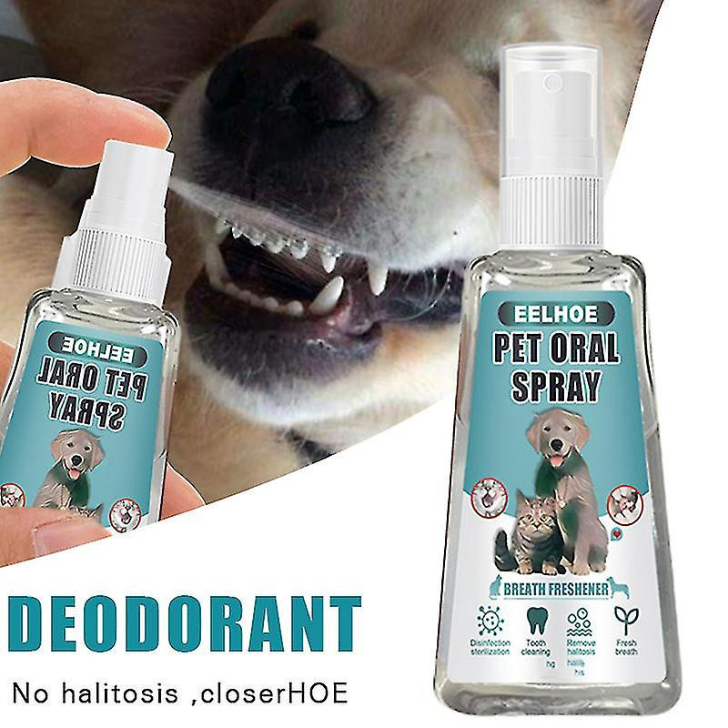 Pets Fresh Breath Spray Provides Control Oral Care Spray Without Brushing