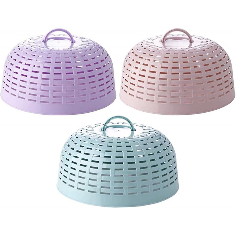 3 Pcs Kitchen Food Covers, Food Covers Outside, Cake Covers Dome Plastic, Food Gift