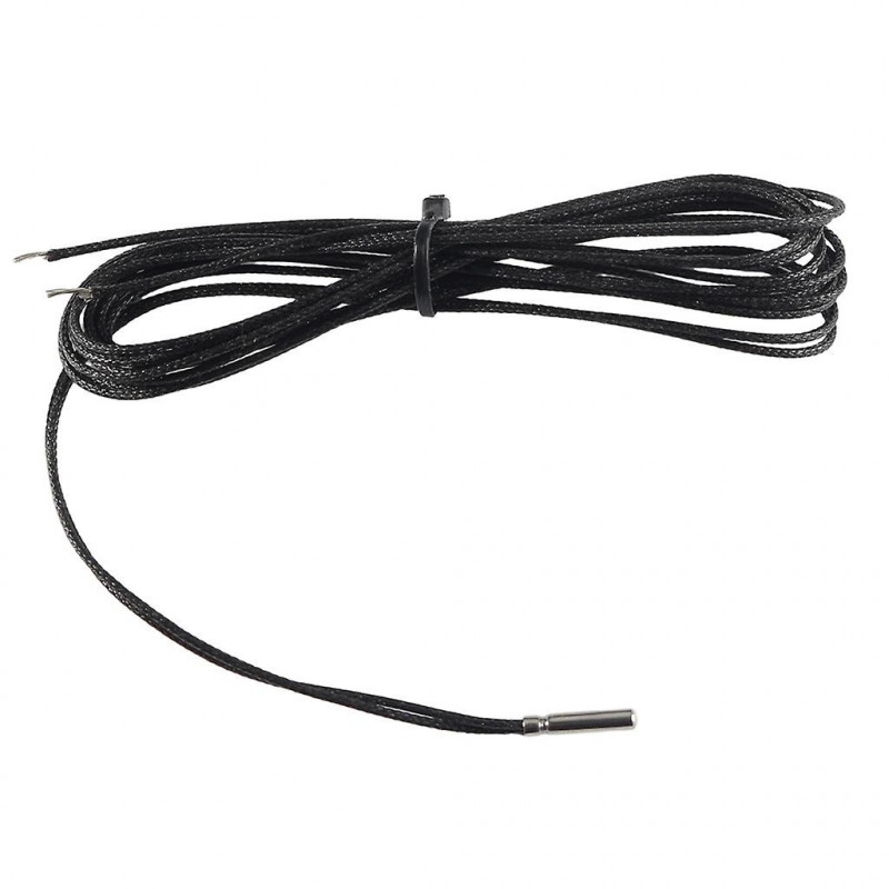 Capteur de mesure de température de sonde de diamètre 3mm Pt1000 59.06in Ligne filaire