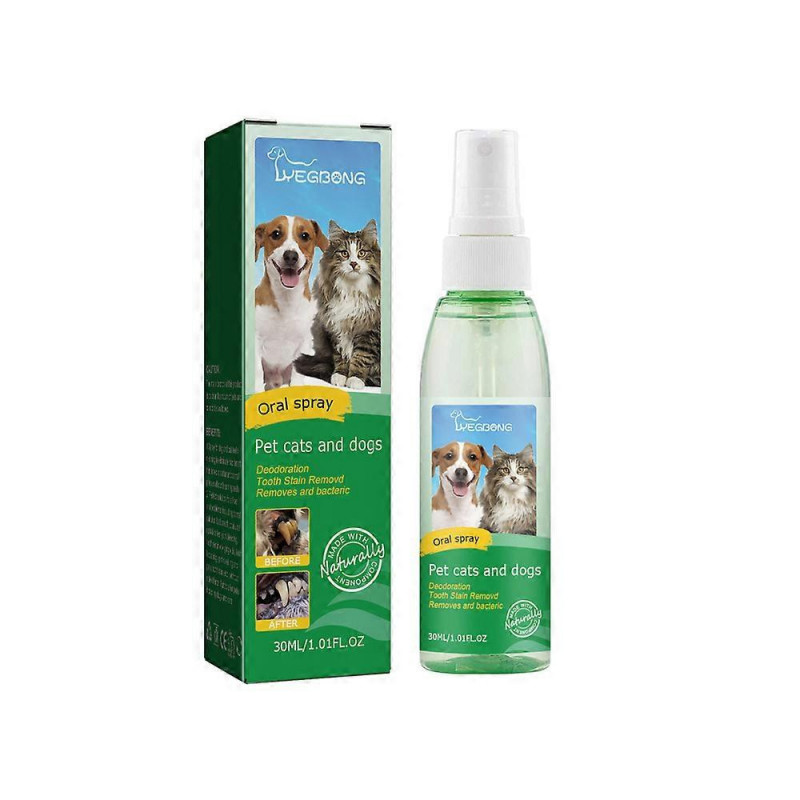 30ml Dog Oral Spray Dog And Cat Tooth Cleaning Spray, Tooth Spray, Dog Oral Spray, Pet Breath Freshener Oral Spray