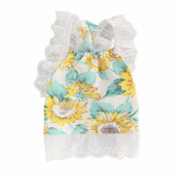 Jupe de tournesol pour animaux de compagnie Protection solaire respirante douce mignonne jupe de chat d’été pour [...]