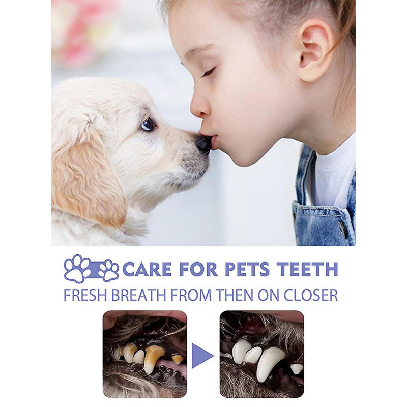 [Ande Online] Dog and cat teeth cleaning spray pet mouth cleaning breath refreshing deodorant deodorant deodorant