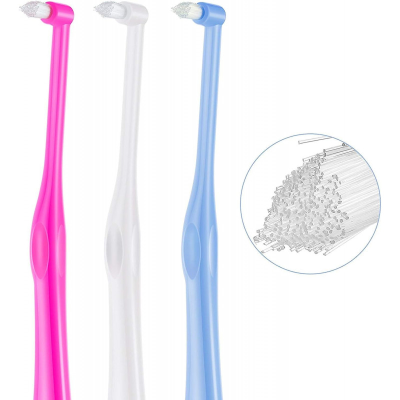 3 Pack Cat Dog Toothbrush For Teeth Cleaning Breath Dental Care Plaque Off