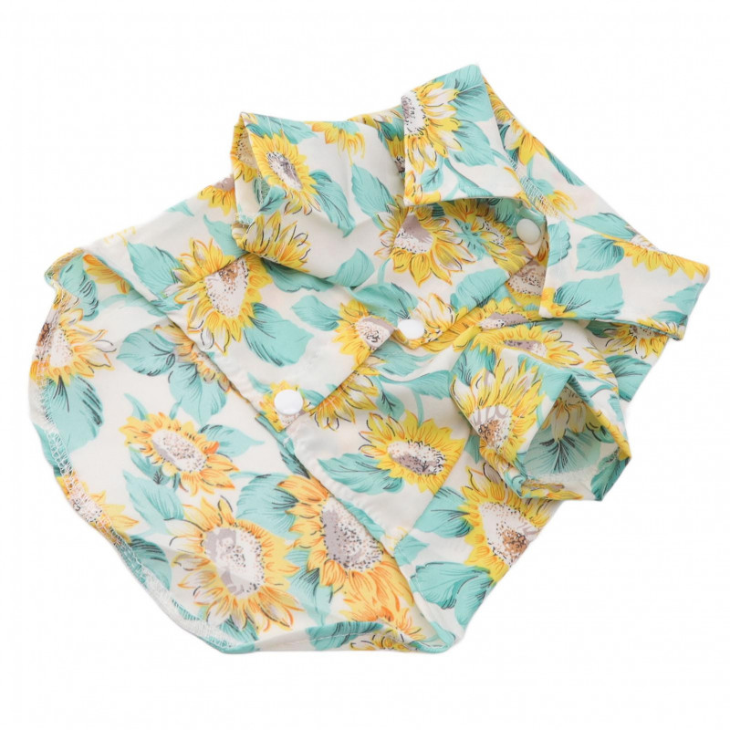 T-shirts d’été pour animaux de compagnie Tournesol Protection solaire Doux Respirable Doux Doux Doux Peau [...]