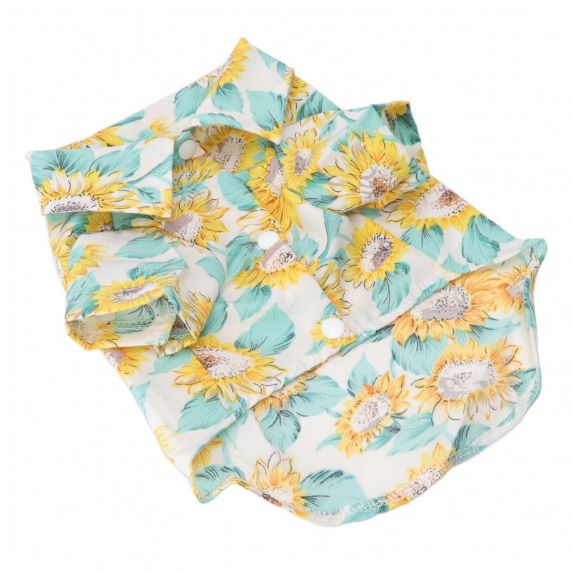 T-shirts d’été pour animaux de compagnie Tournesol Protection solaire Doux Respirable Doux Doux Doux Peau [...]