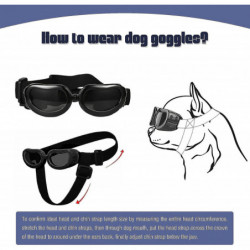 Lunettes Pour Chiens Lunettes De Soleil Anti-uv Pour Chien,lunettes Pour Animaux De Compagnie Avec Sangles [...]