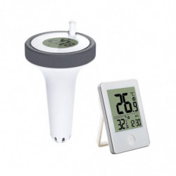 Electronic Water Temperature Thermometer With Digital Receiver, Lcd Display For Aquarium/spa/fish Pond