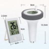 Electronic Water Temperature Thermometer With Digital Receiver, Lcd Display For Aquarium/spa/fish Pond