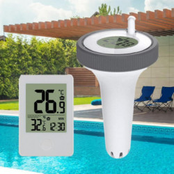 Electronic Water Temperature Thermometer With Digital Receiver, Lcd Display For Aquarium/spa/fish Pond
