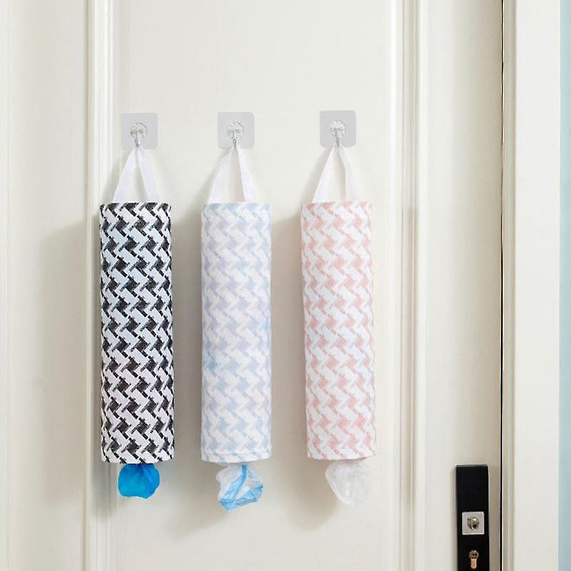 Grocery Bag Holder Home Hanging Storage Trash Garbage Bag Wall Mount Plastic Bag Holder Dispenser